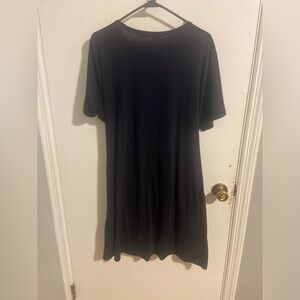 SHEIN Navy blue side tie dress